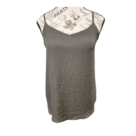 Pink Republic Tops - Pink Republic Grey Sheer Tank Top Size Small